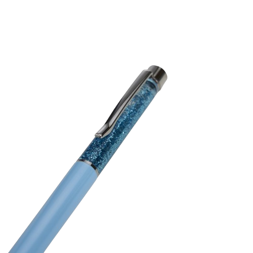 CANETA METAL GLITTER