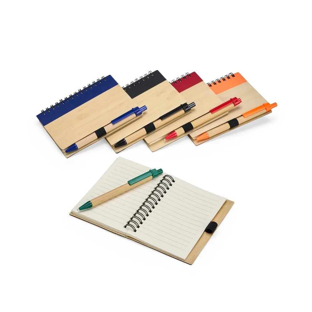 CADERNO ECOLÓGICO COM CANETA