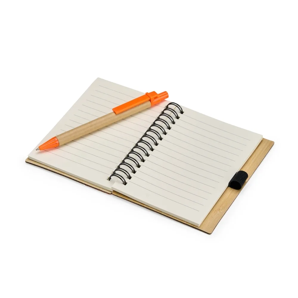 Caderno Ecológico Com Caneta