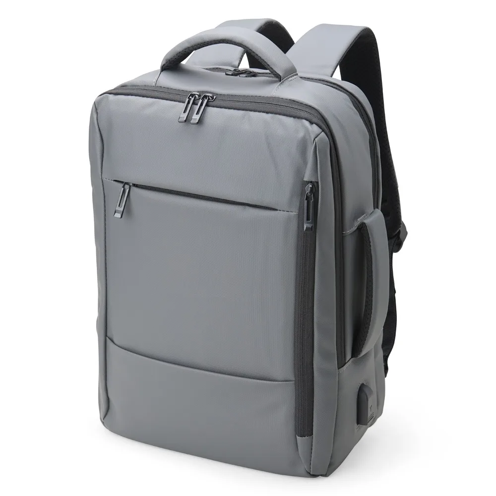 Mochila Couro Sintético Usb 23L