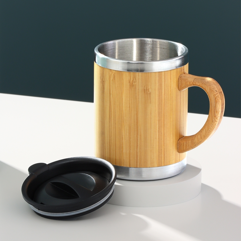 Caneca De Bambu 300Ml