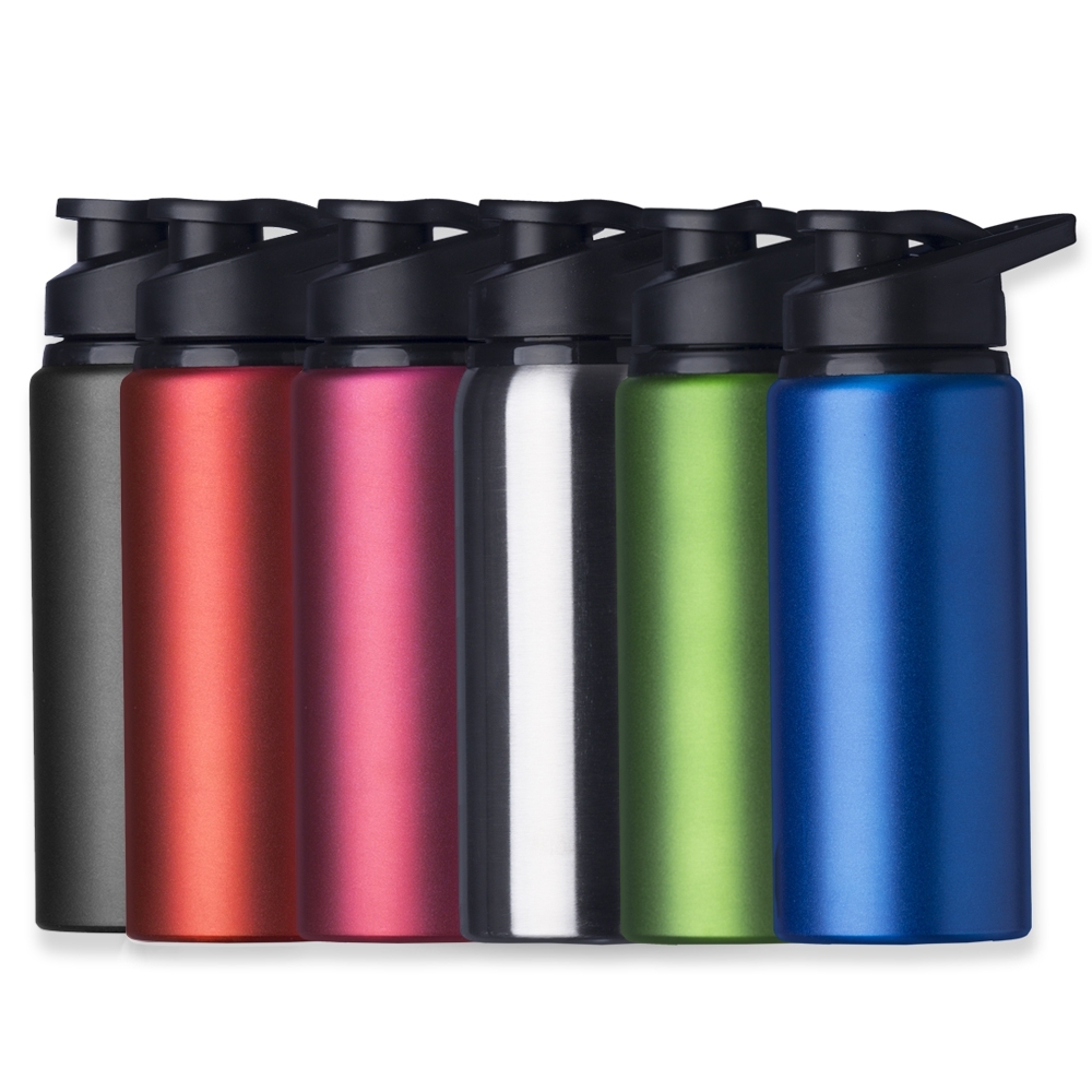GARRAFA SQUEEZE ALUMÍNIO FOSCO 600ML