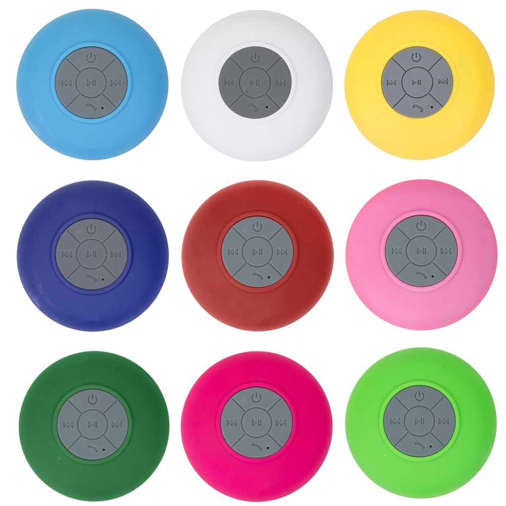 Caixa De Som Multimídia A Prova D’agua C/Ventosa