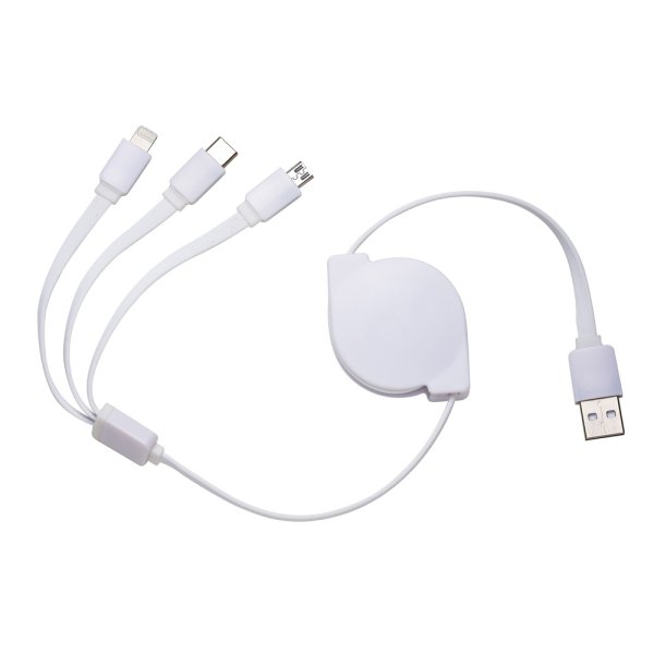 Cabo Usb 3In1 Android, Iphone E Type-C