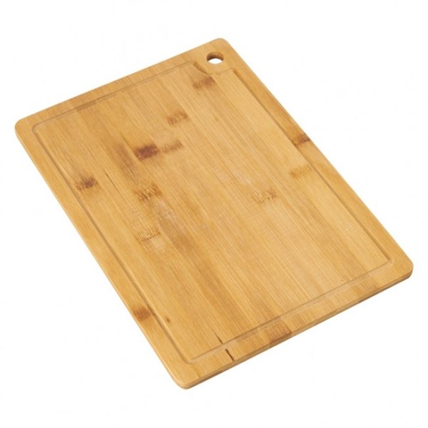 Tábua De Corte De Bambu Com Canaleta E Acesso Para Gancho