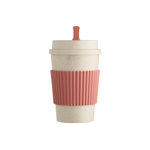 Copo Fibra De Trigo 450Ml