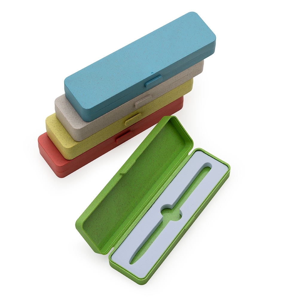 Estojo Para Caneta De Fibra De Bambu