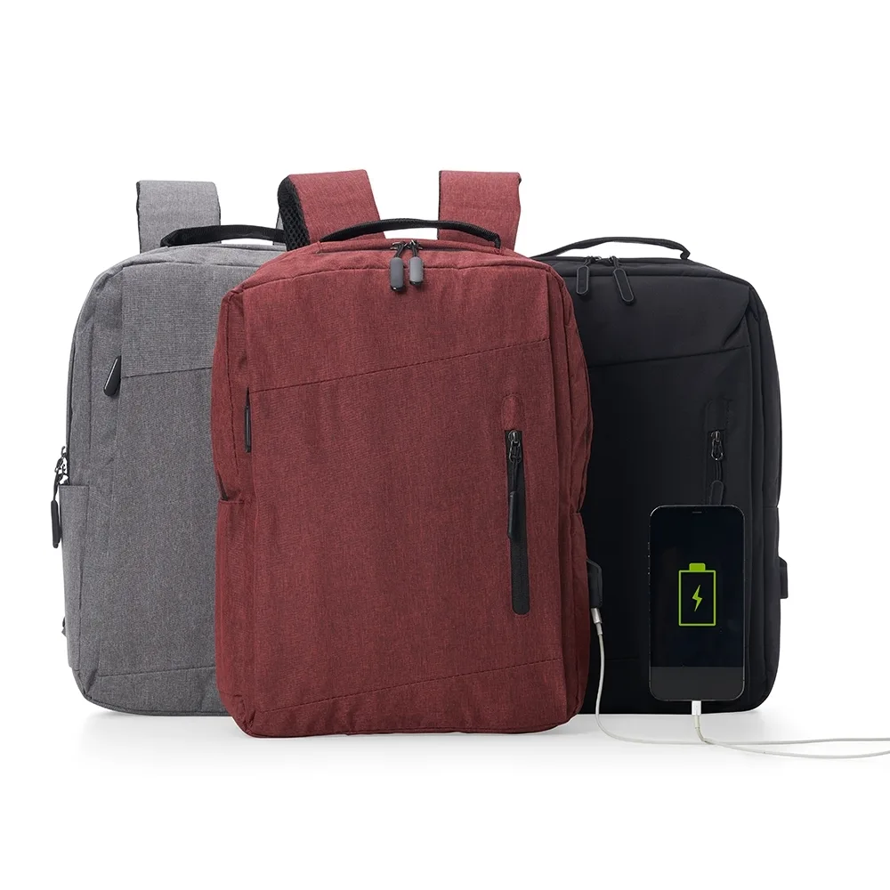 Mochila De Nylon Usb 21L