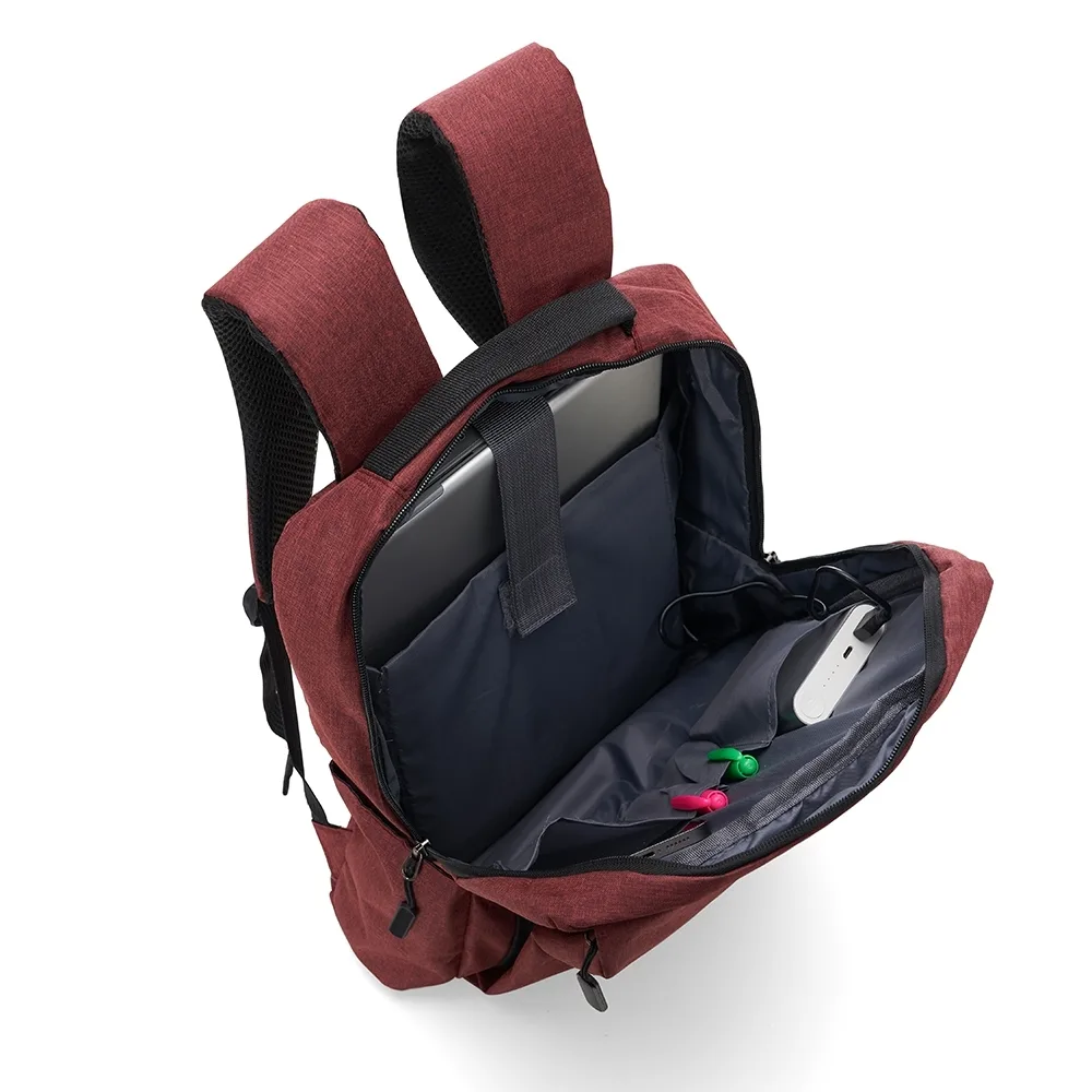 Mochila De Nylon Usb 21L