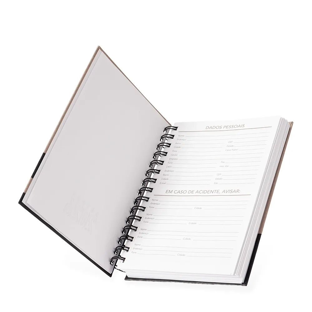 Agenda Diária Em Kraft