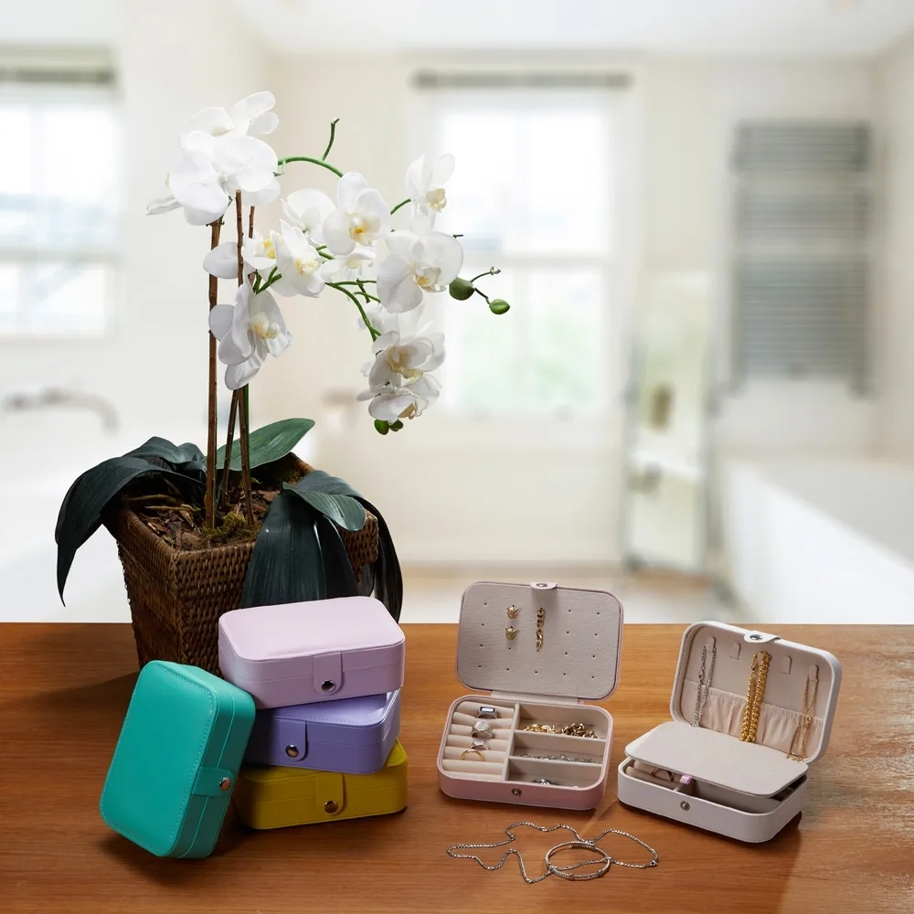 Porta-Joias De Couro Sintético