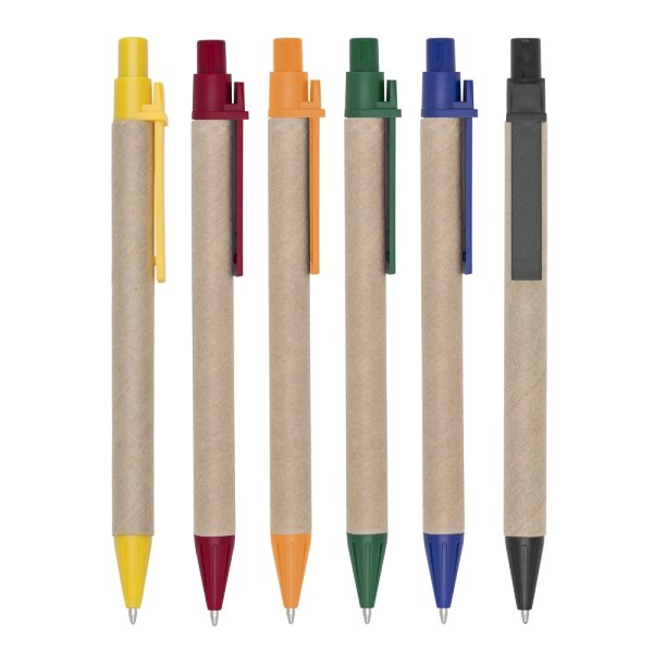 Caneta Ecológica De Papelão Personalizada