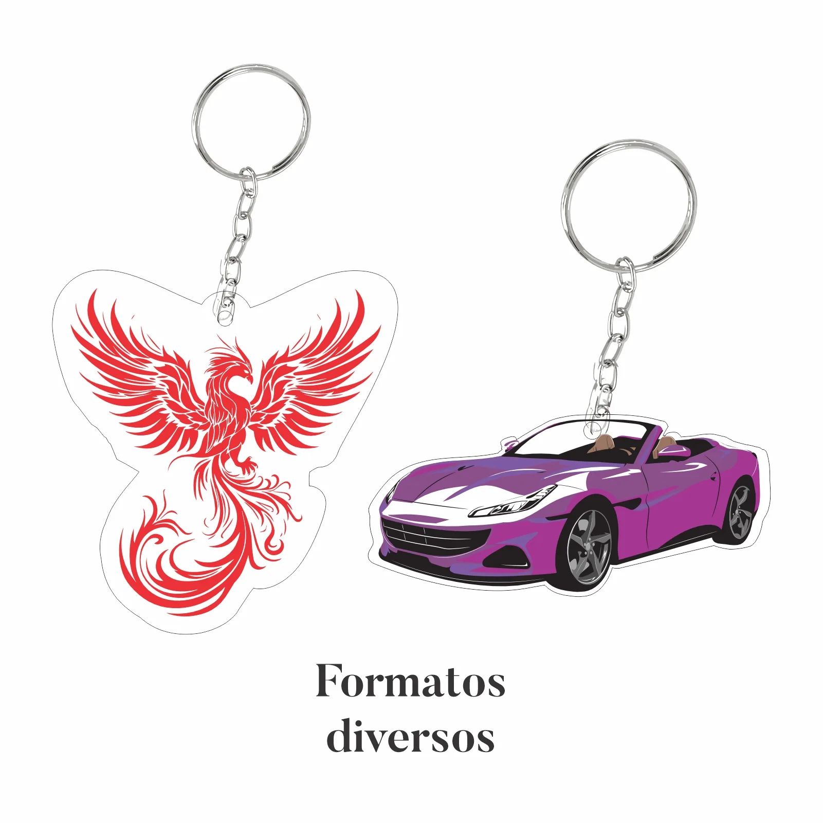 Chaveiro Acrílico Personalizado
