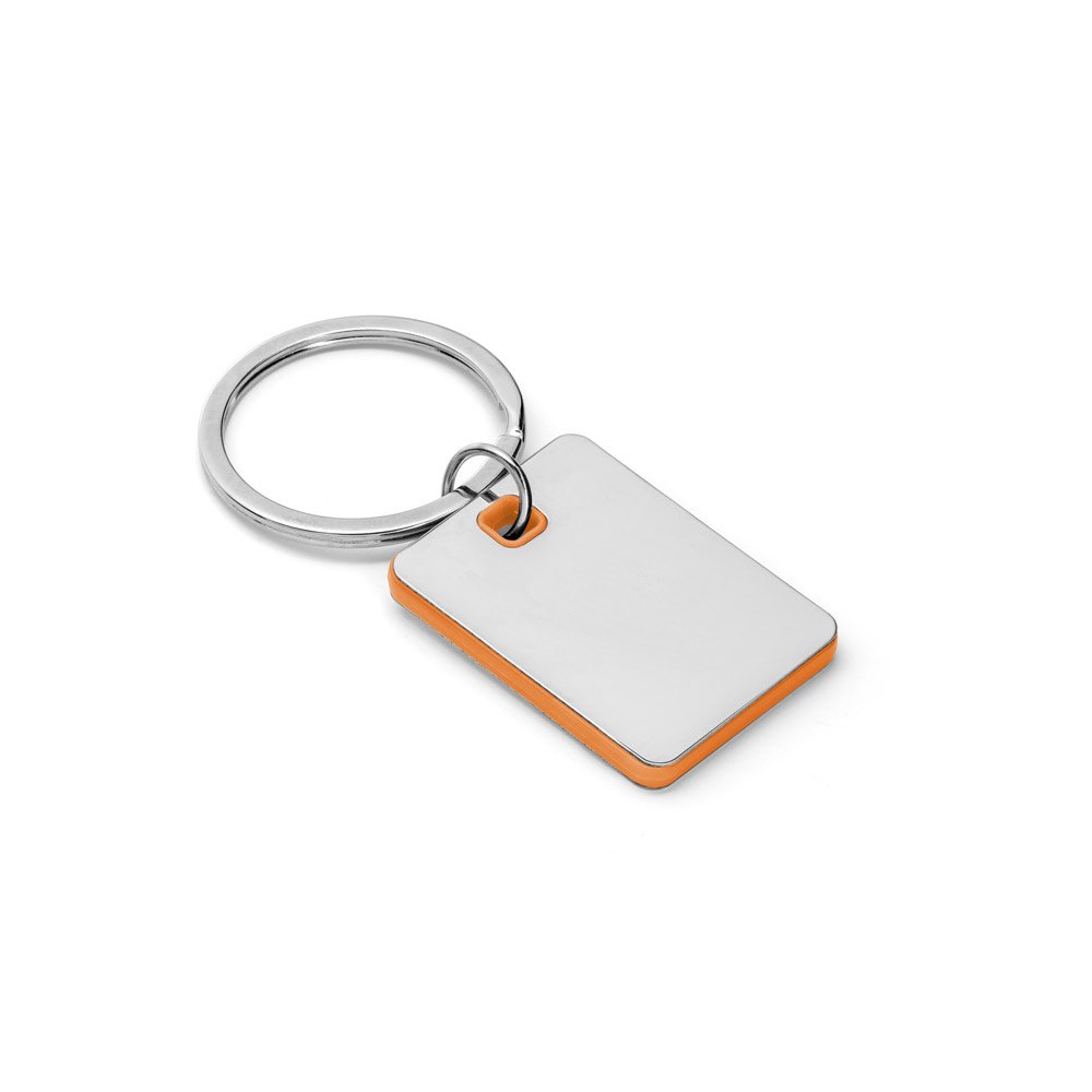 Chaveiro Retangular De Metal E Abs Personalizado