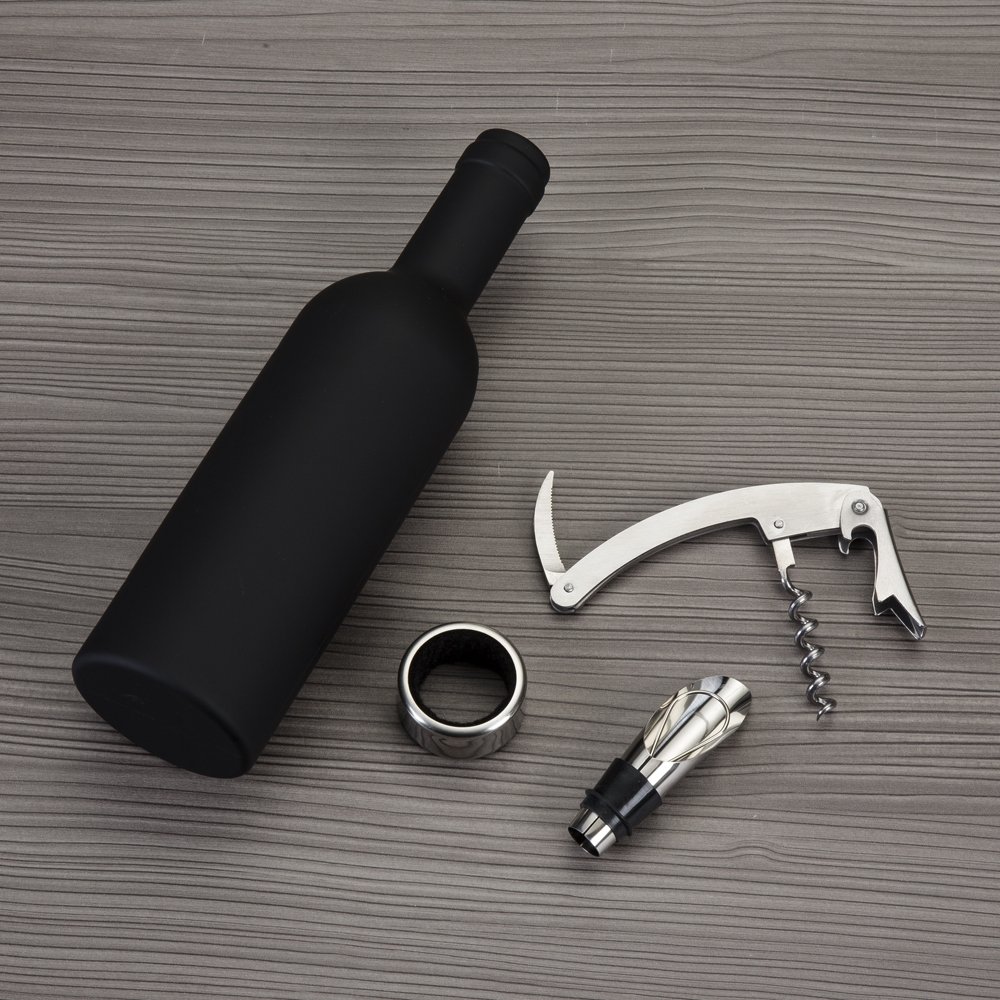 Kit Vinho Plástico 3 Peças
