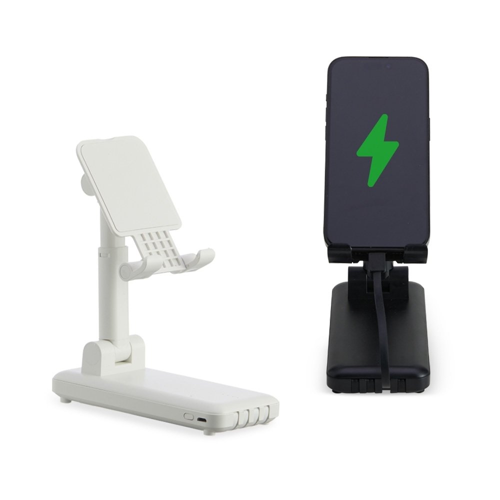 Power Bank Plástico Com Suporte