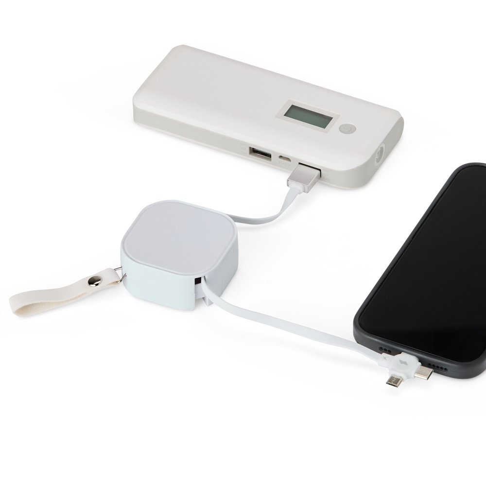 Cabo Usb Retrátil 3 Em 1