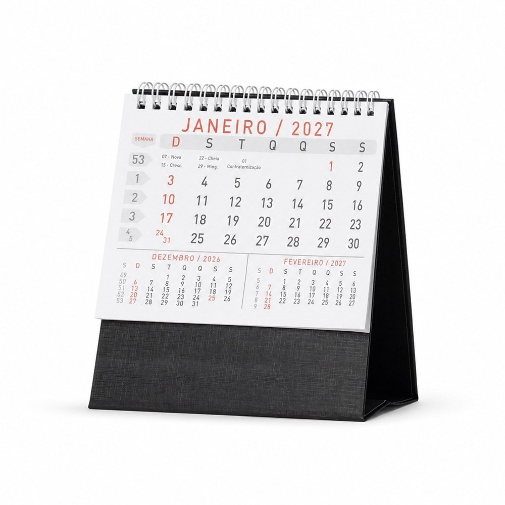 Calendário De Mesa 2027