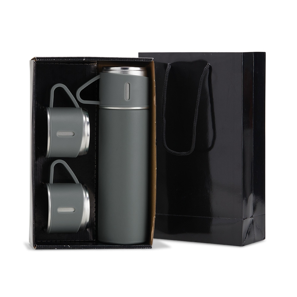 Kit Garrafa Térmica KIT GARRAFA TÉRMICA Cinza