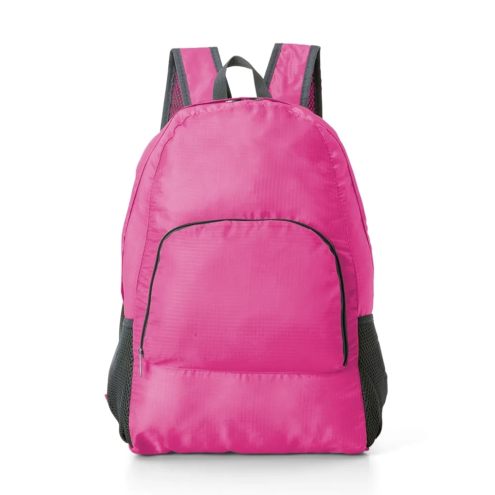Mochila De Nylon Dobrável 21L MOCHILA DE NYLON DOBRÁVEL 21L ROSA