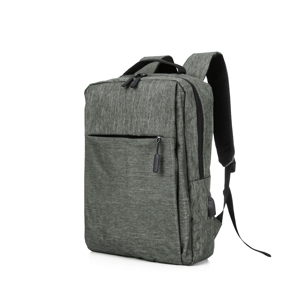 Mochila De Nylon 21L Usb MOCHILA DE NYLON 21L USB Cinza