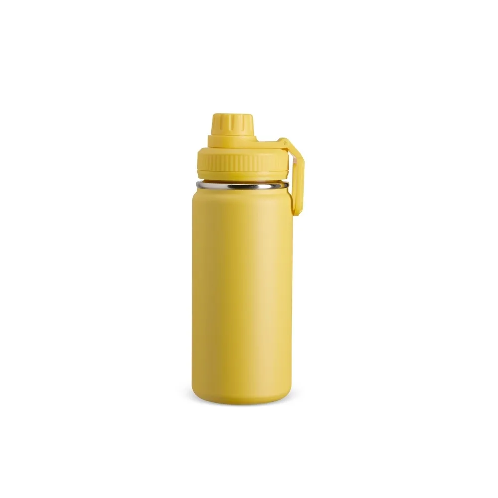 Garrafa Térmica Inox 500Ml GARRAFA TÉRMICA INOX 500ML AMARELA