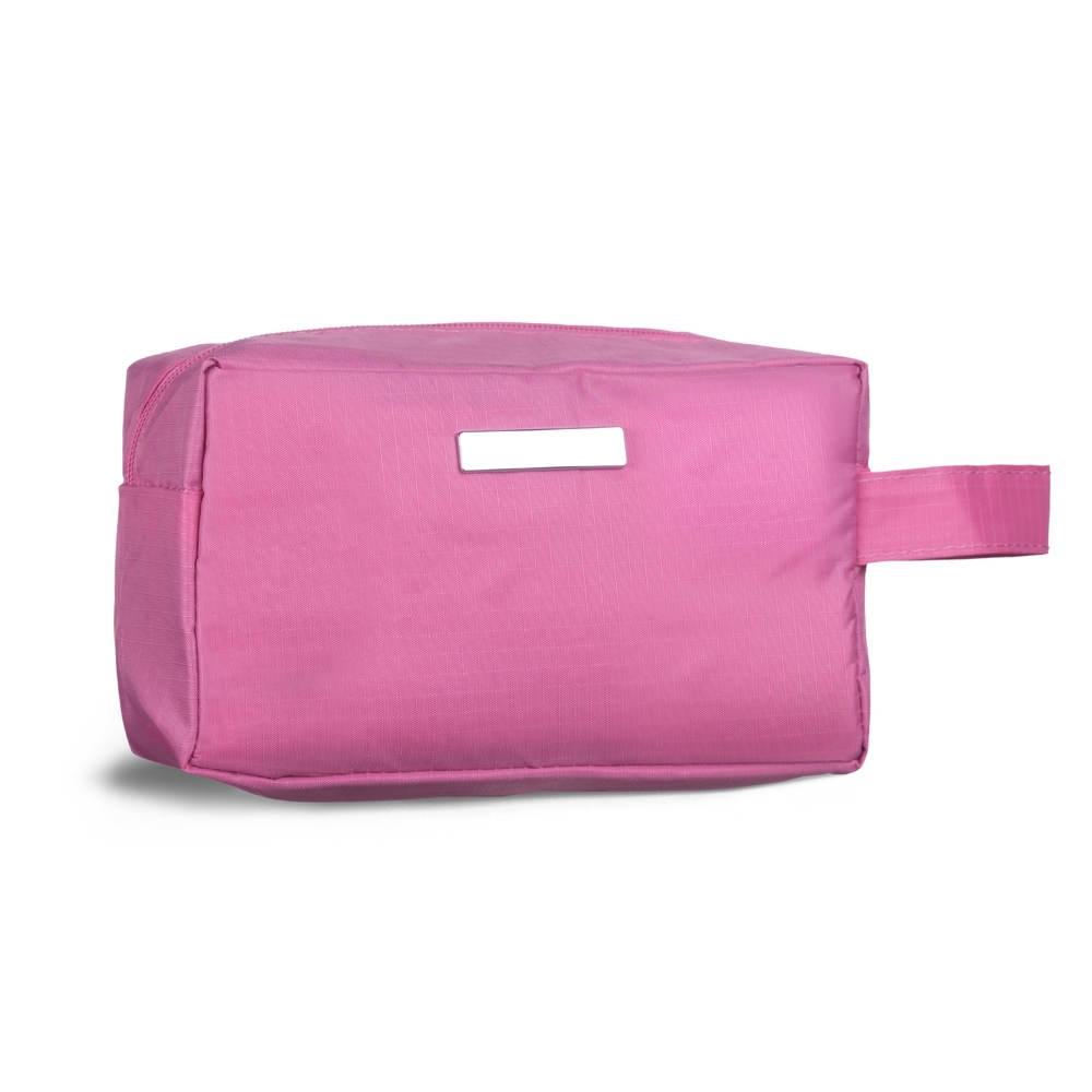 Nécessaire Com Plaquinha NÉCESSAIRE COM PLAQUINHA ROSA CLARO