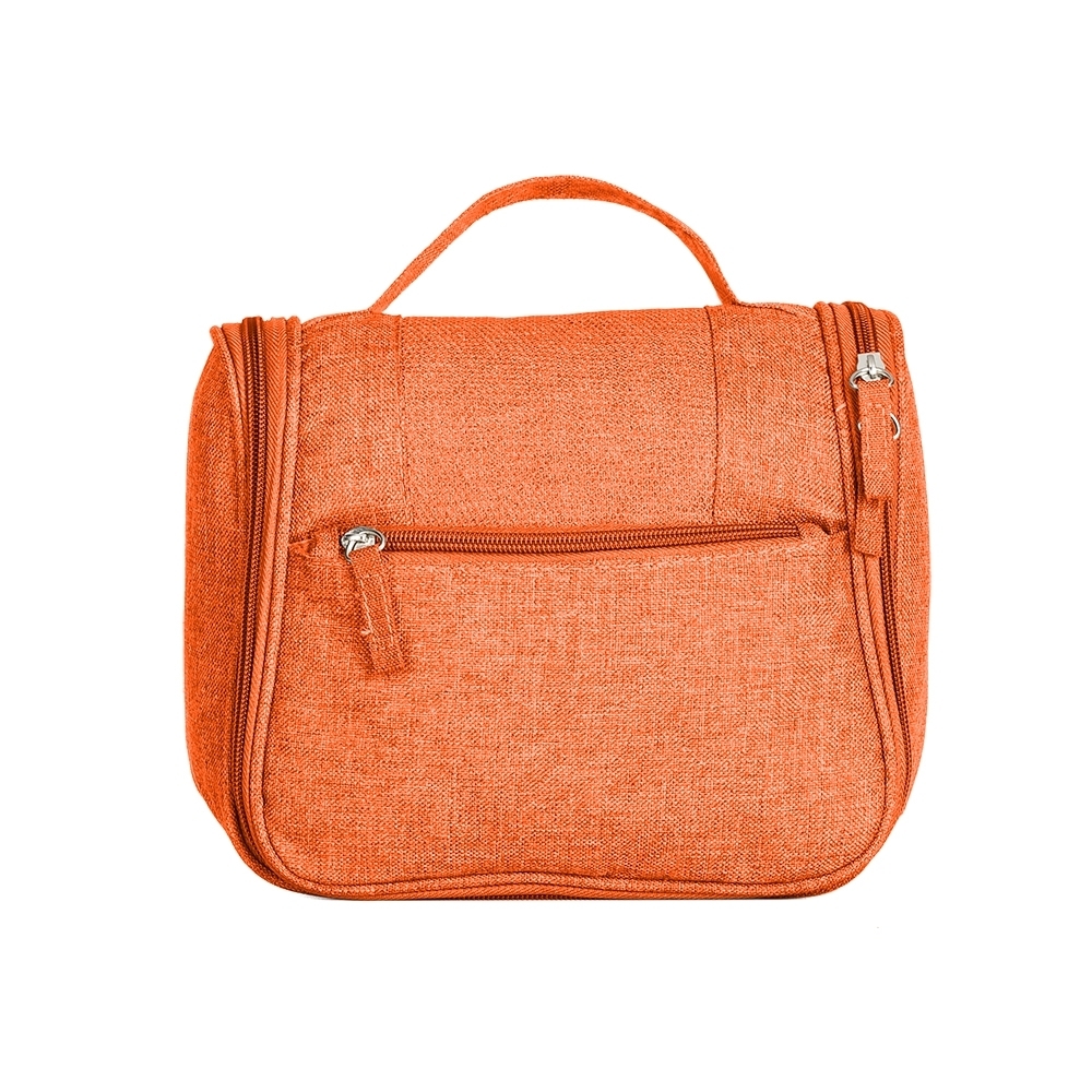 Necessaire Organizadora Em Tecido Nylon Oxford NECESSAIRE ORGANIZADORA EM TECIDO NYLON OXFORD LARANJA
