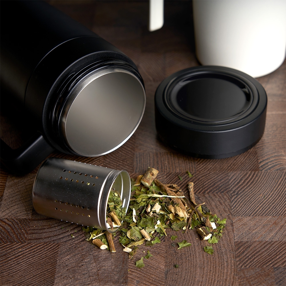 Caneca Térmica Inox 500Ml Com Display Led CANECA TÉRMICA INOX 500ML COM DISPLAY LED
