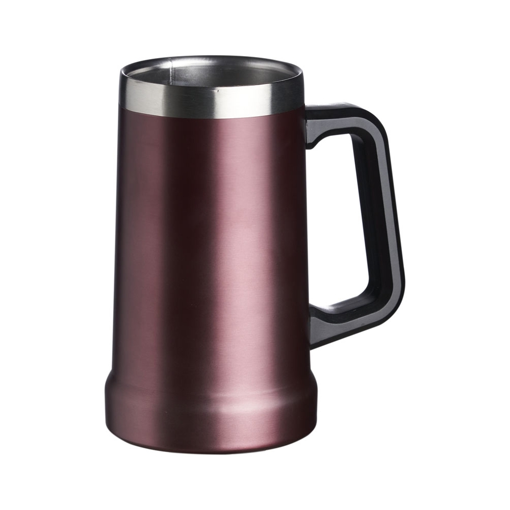 Caneca Térmica De Inox Com Pegador De Plástico CANECA TÉRMICA DE INOX COM PEGADOR DE PLÁSTICO