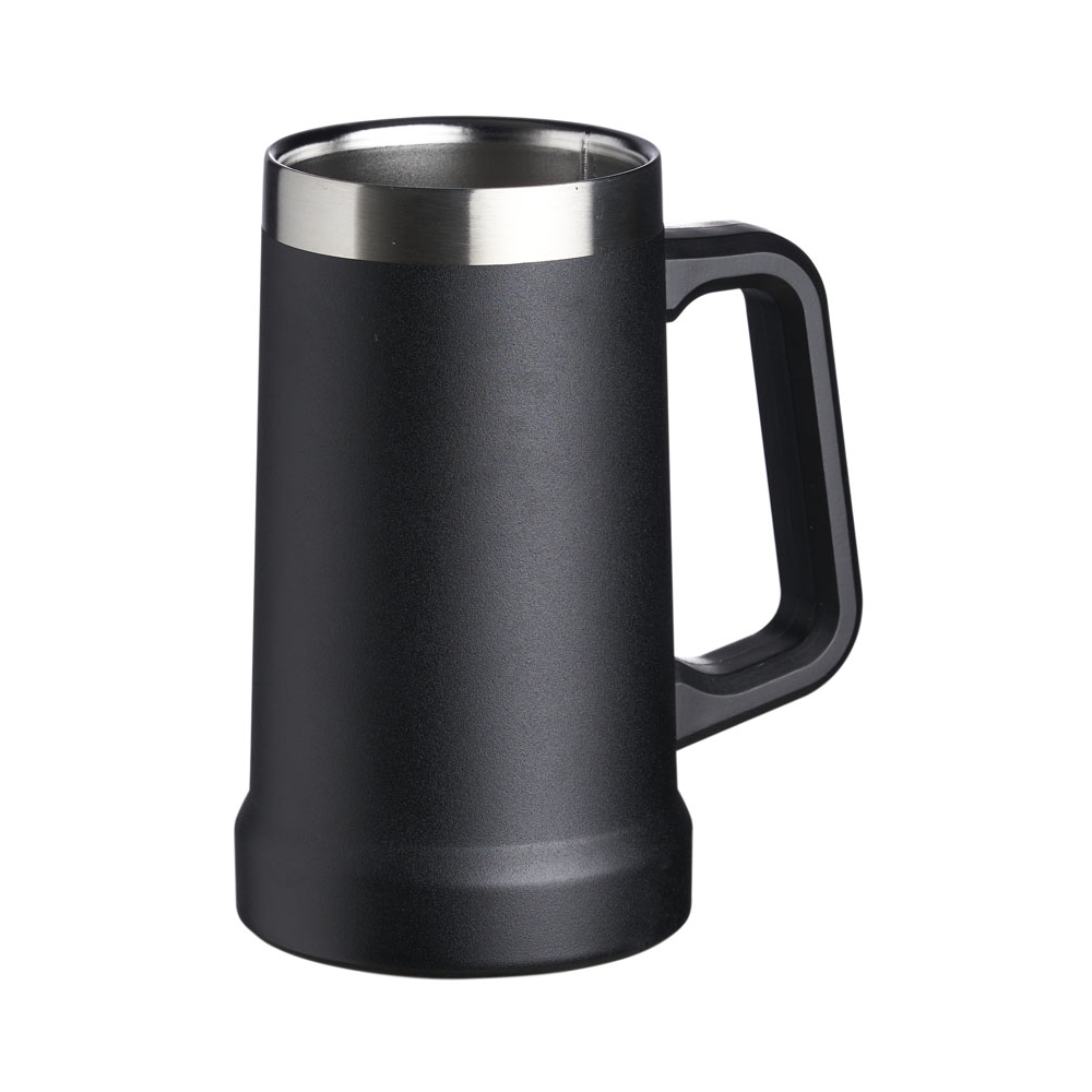 Caneca Térmica De Inox Com Pegador De Plástico CANECA TÉRMICA DE INOX COM PEGADOR DE PLÁSTICO