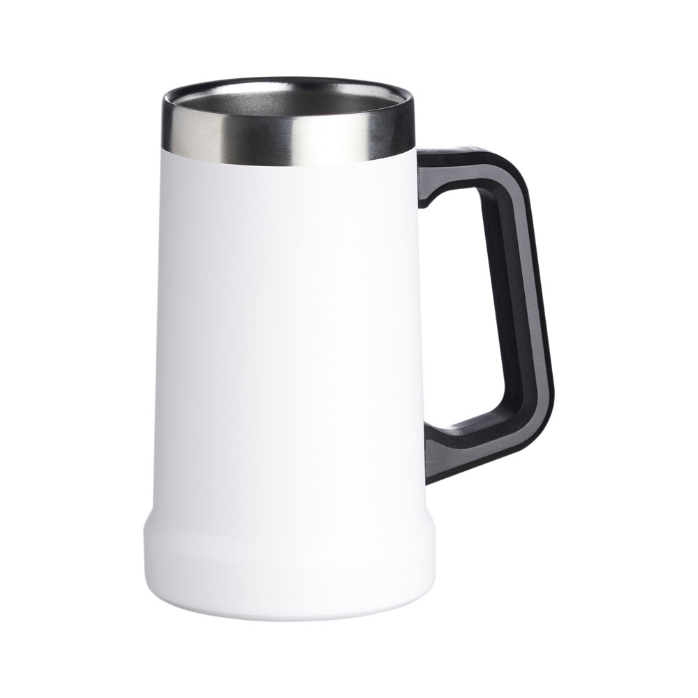 Caneca Térmica De Inox Com Pegador De Plástico CANECA TÉRMICA DE INOX COM PEGADOR DE PLÁSTICO