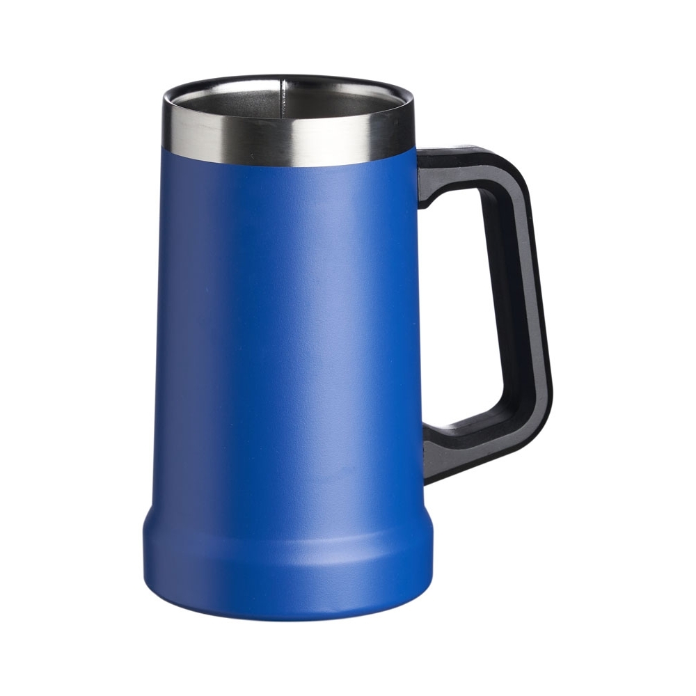 Caneca Térmica De Inox Com Pegador De Plástico CANECA TÉRMICA DE INOX COM PEGADOR DE PLÁSTICO