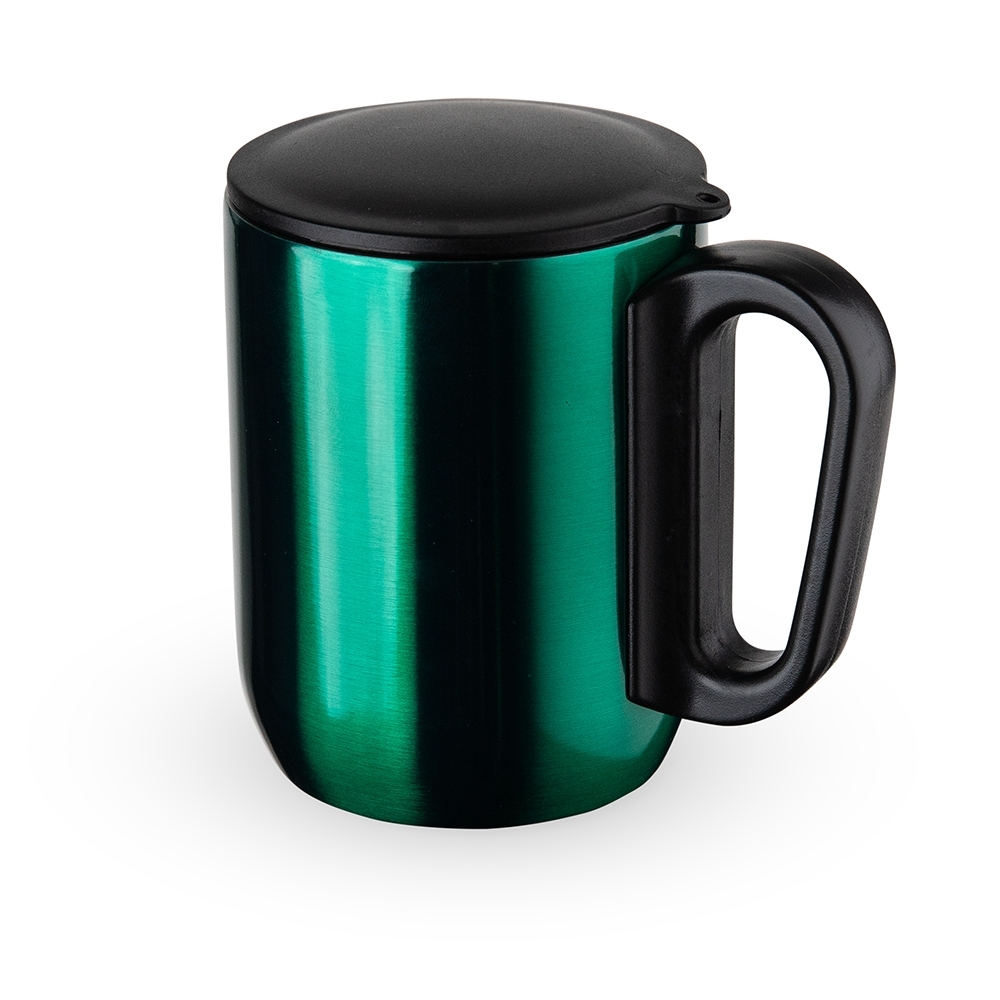 Caneca Inox Parede Dupla 230Ml CANECA INOX PAREDE DUPLA 230ML VERDE
