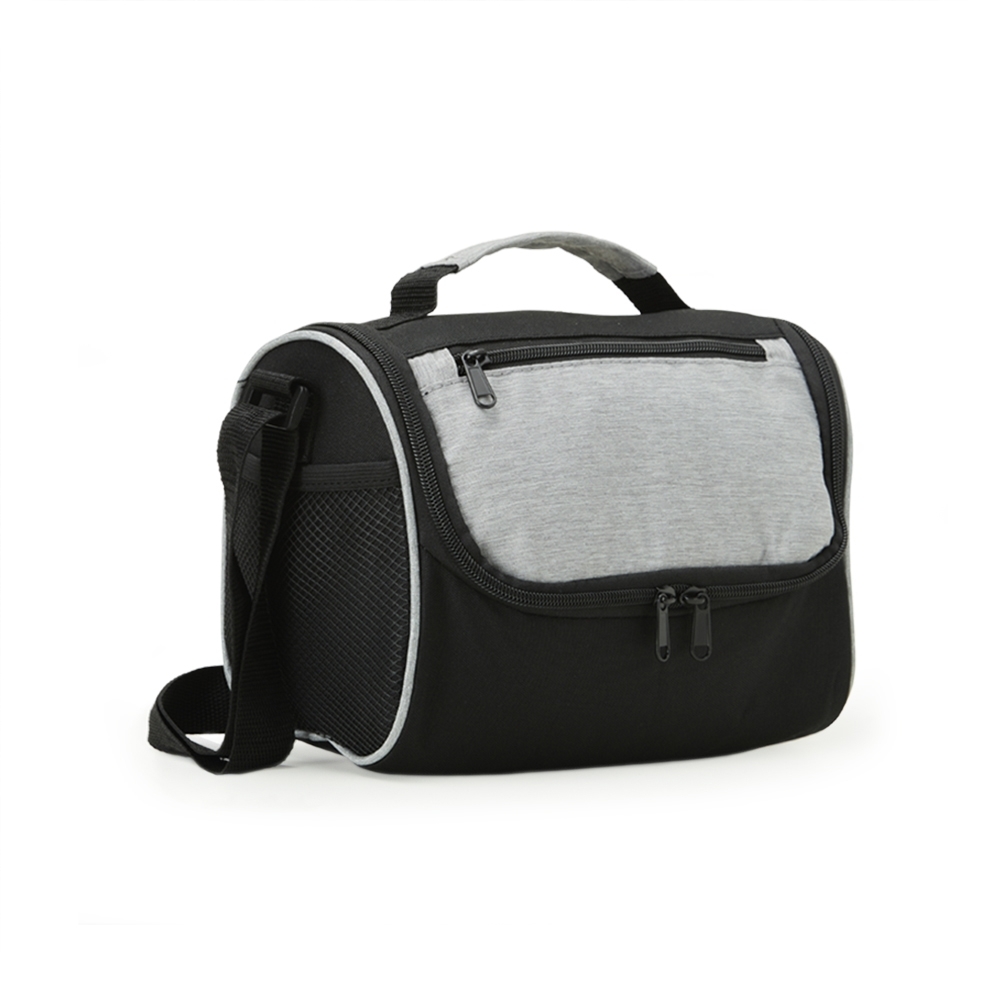 Bolsa Térmica 7 Litros Em Poliéster BOLSA TÉRMICA 7 LITROS EM POLIÉSTER CINZA CLARO