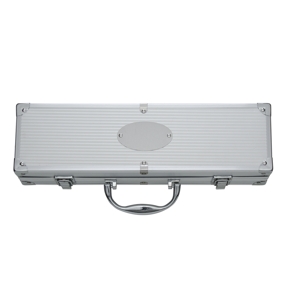 Kit Churrasco 4Pc Maleta Alumínio Kit Churrasco 4Pc Maleta Alumínio