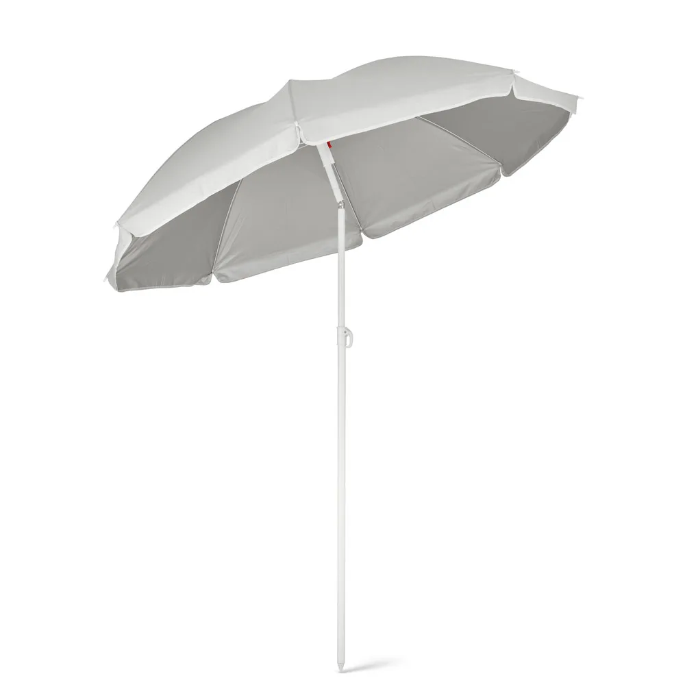 Guarda-Sol Poliéster 210T Forro Prateado Cabo Direcionavel C/ Bolsa GUARDA-SOL POLIÉSTER 210T FORRO PRATEADO CABO DIRECIONAVEL C/ BOLSA