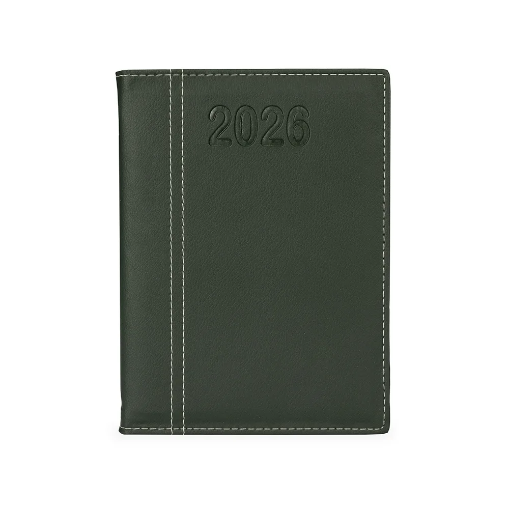 Agenda Diária 2026 De Couro Sintético AGENDA DIÁRIA 2026 DE COURO SINTÉTICO
