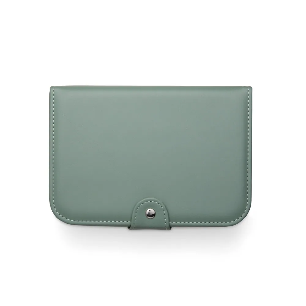 Porta-Joias Em Couro Sintético Com Espelho PORTA-JOIAS EM COURO SINTÉTICO COM ESPELHO VERDE