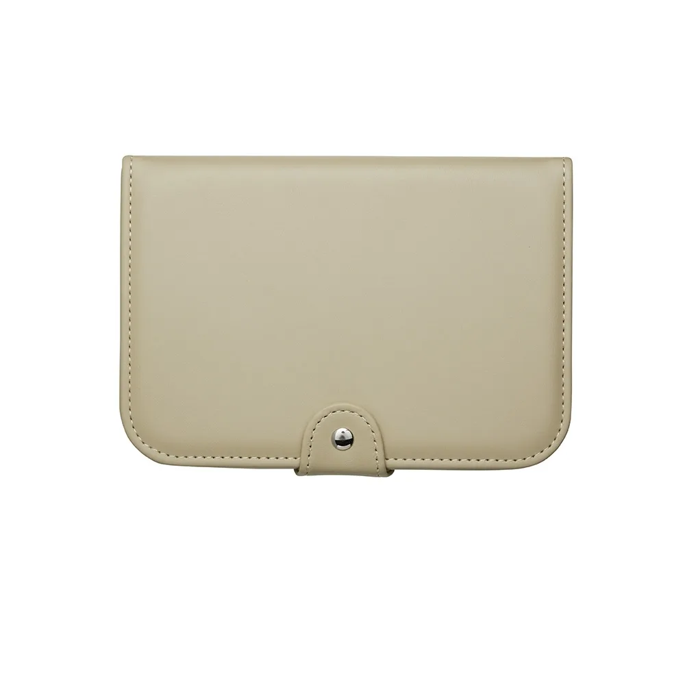 Porta-Joias Em Couro Sintético Com Espelho PORTA-JOIAS EM COURO SINTÉTICO COM ESPELHO CREME